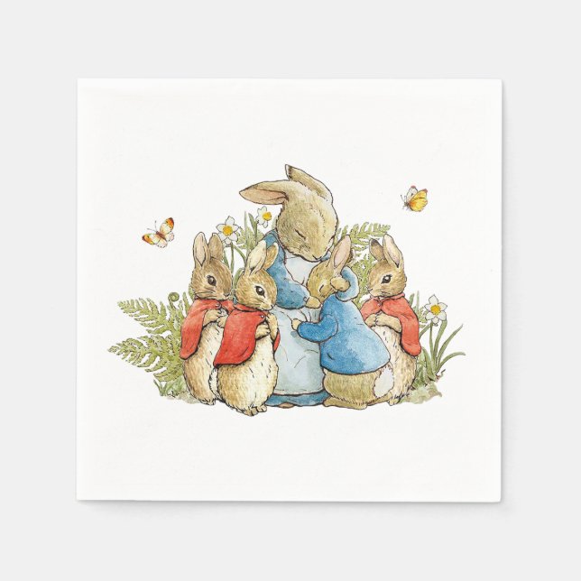 Peter the Rabbit Josephine Bunny Serviette (Vorderseite)