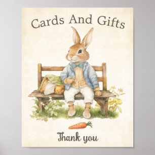Peter the Rabbit - Kinderduschkarten und Geschenke Poster