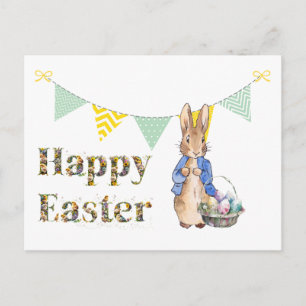Peter the Rabbit Oaster Eggs Happy Oaster Feiertagspostkarte