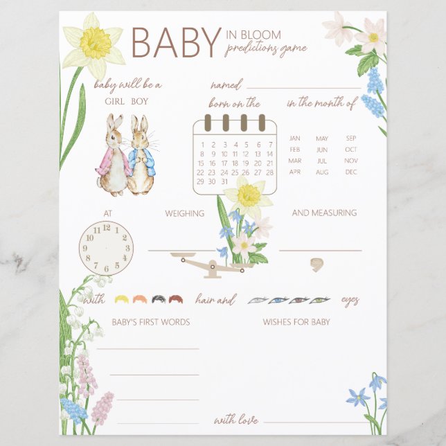 Peter the Rabbit Osterfrühlingsspiel (Vorderseite)