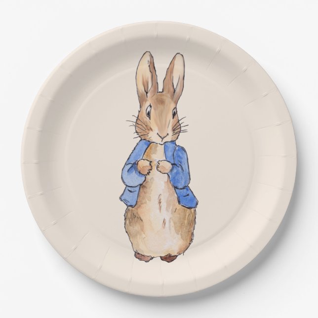 Peter the Rabbit Pappteller (Vorderseite)