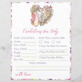 Peter the Rabbit Pink Floral Girl Baby Showspiel