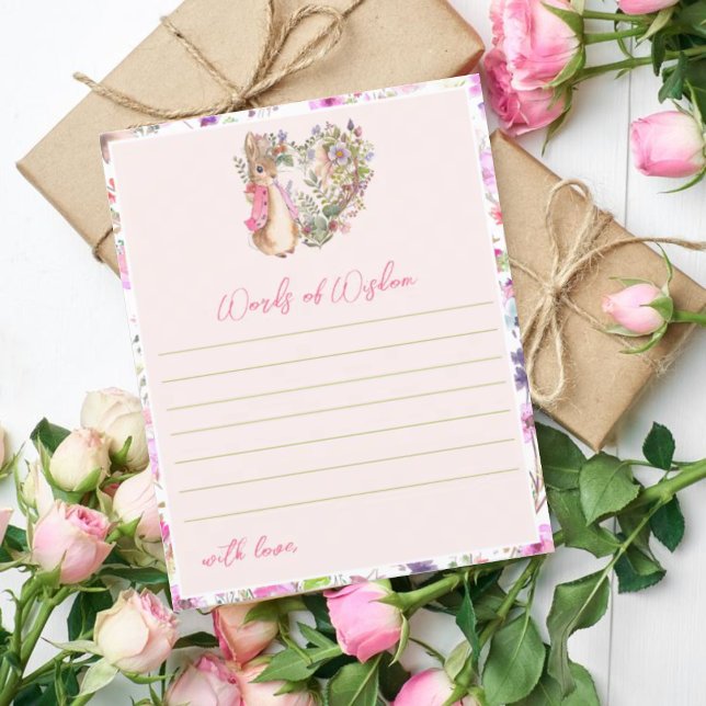 Peter the Rabbit Pink Floral Girl Baby Showspiel (Von Creator hochgeladen)