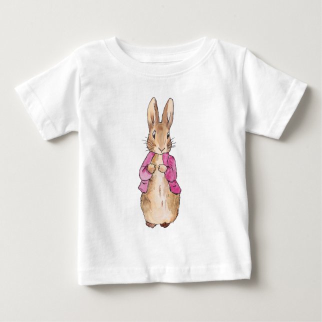 Peter the Rabbit Pink Jacket Baby T-shirt (Vorderseite)