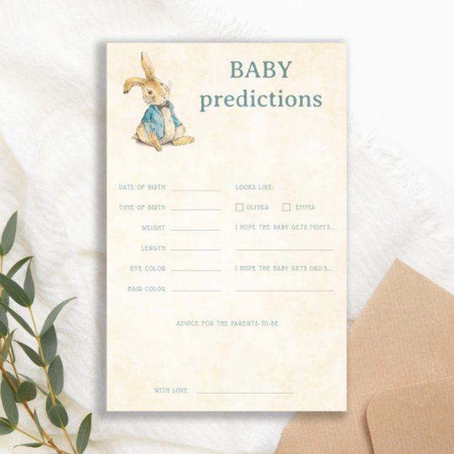 Peter The Rabbit Predictions Fun Game Flyer (Von Creator hochgeladen)