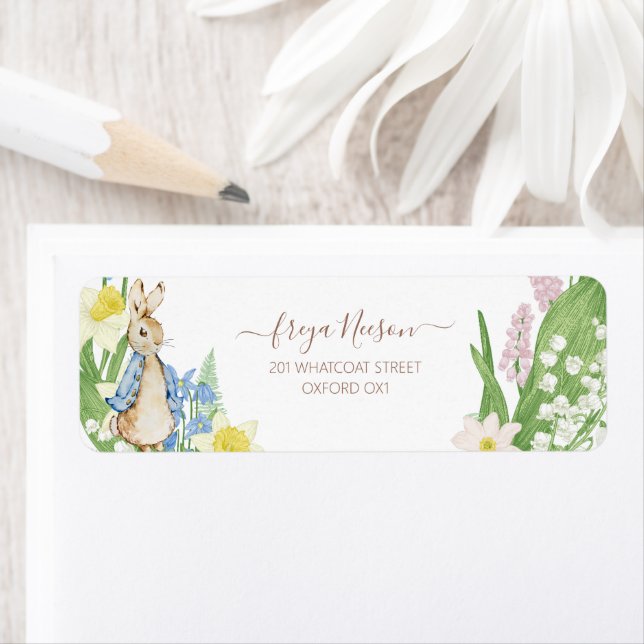 Peter the Rabbit Spring Blooms Blue Baby Dusche (Insitu)