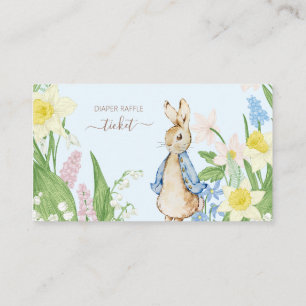 Peter the Rabbit Spring Blooms Easter Baby Shooter Begleitkarte