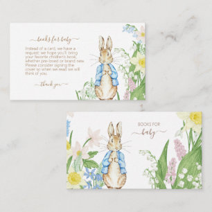 Peter the Rabbit Spring Blooms Easter Baby Shooter Begleitkarte