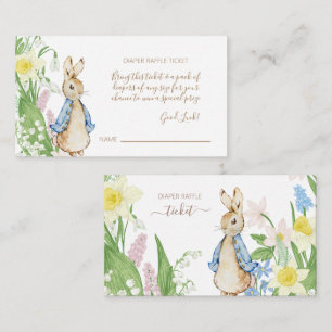Peter the Rabbit Spring Blooms Easter Baby Shooter Begleitkarte