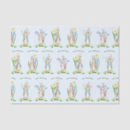Peter the Rabbit Spring Blooms Easter Baby Shooter Seidenpapier