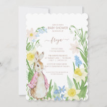 Peter the Rabbit Spring Blooms Pink Baby Dusche