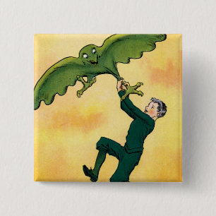 Peter und der Vogel-Button Button