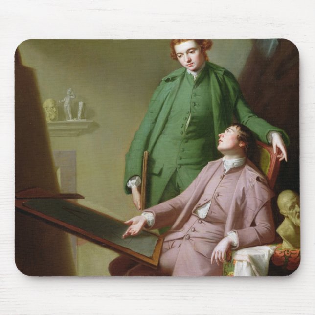 Peter und James Romney, 1766 (Öl auf Leinwand) Mousepad (Vorne)