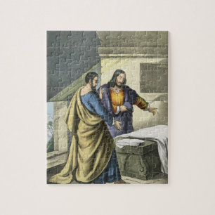 Peter und John am Sepulchre, von einem Bibel prin Puzzle
