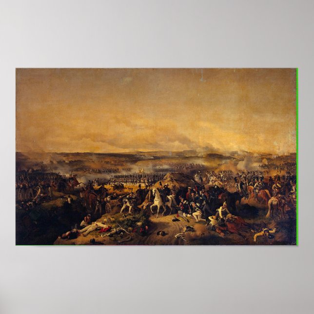 Peter von Hess - Die Schlacht von Borodino Poster (Vorne)