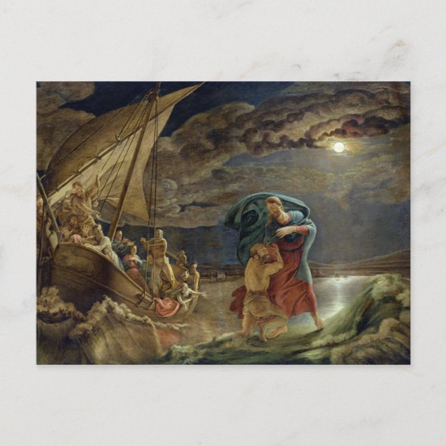 Peter Walks on Water, 1806 Postkarte (Vorderseite)