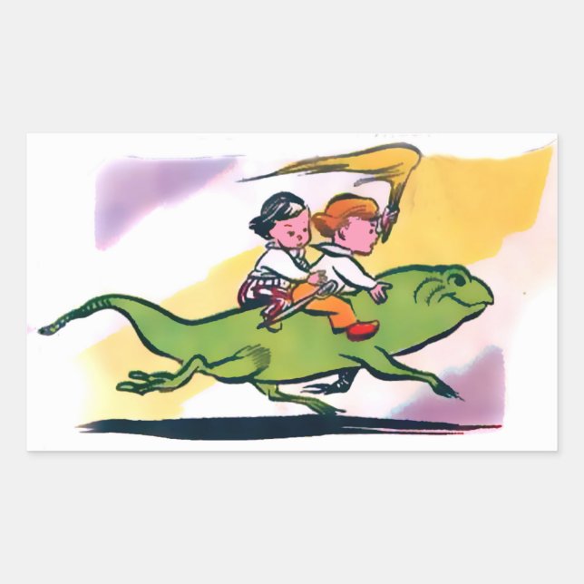 Peter Wheat's Lizard Ride Stickers (7 Formen) (Vorderseite)