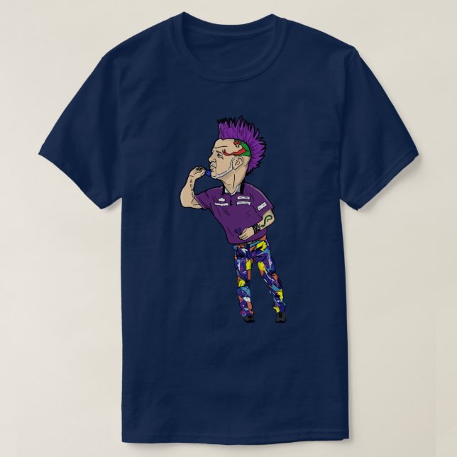 Peter wright Zeichnung T-Shirt (Design vorne)