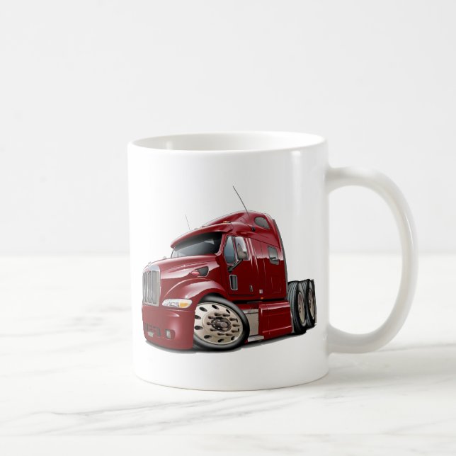 Peterbilt kastanienbrauner LKW Kaffeetasse (Rechts)