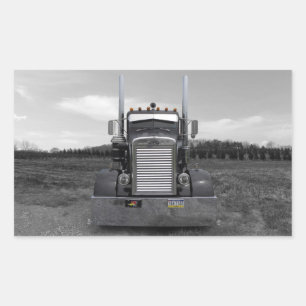 Peterbilt Needle Nose b/w Stickers