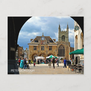 Peterborough Cathedral Square Postkarte