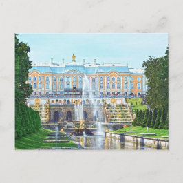 Peterhof Palace Grand Cascade, Russland Postkarte