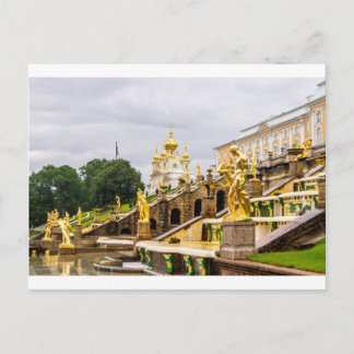 Peterhof Palast und Garten-St. Petersburg Russland Postkarte
