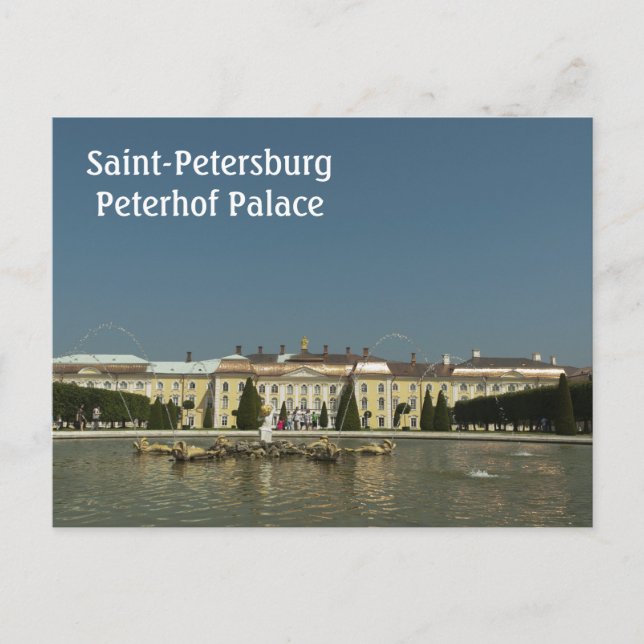 Peterhof Postkarte (Vorderseite)