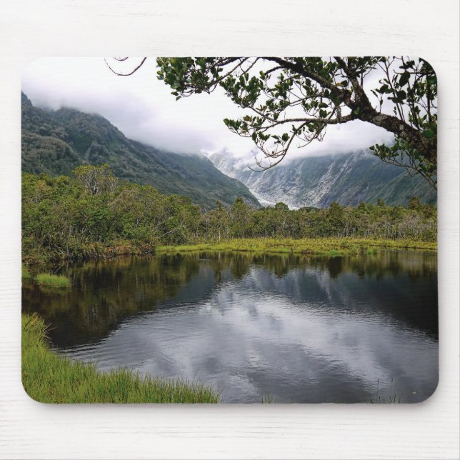 Peter's Lake New Zealand Landschaften Mousepad (Vorne)