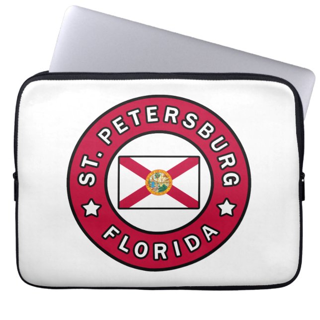 Petersburg Florida Laptopschutzhülle (Vorderseite)