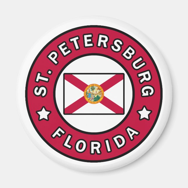 Petersburg Florida Magnet (Vorne)