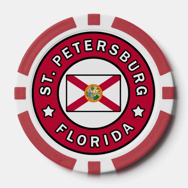 Petersburg Florida Pokerchips (Vorderseite)