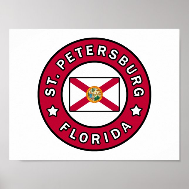 Petersburg Florida Poster (Vorne)