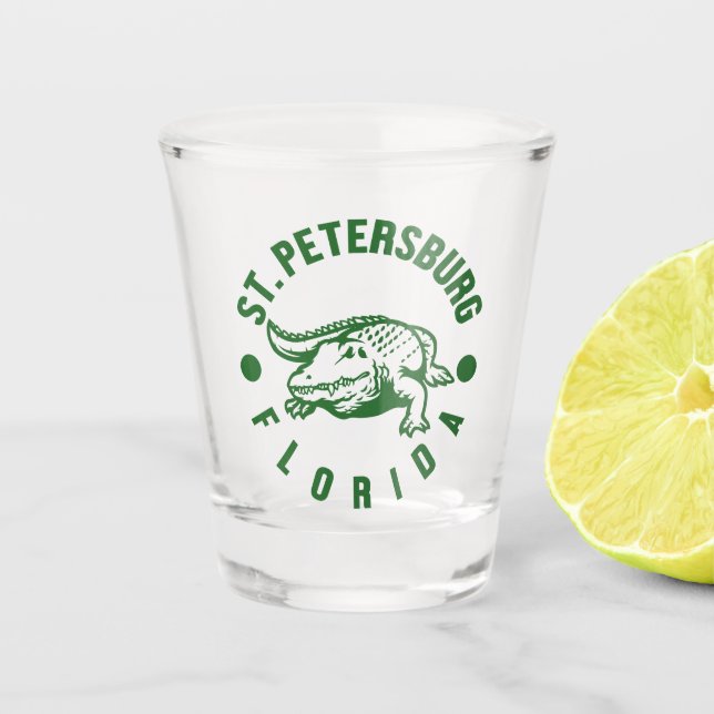 Petersburg, Florida Schnapsglas (Vorderseite)
