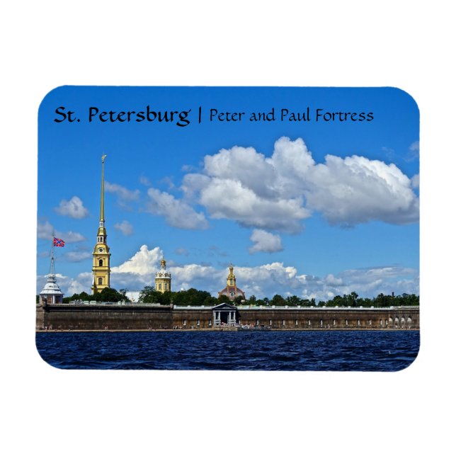 Petersburg, Peter und Paul Festung Magnet (Horizontal)