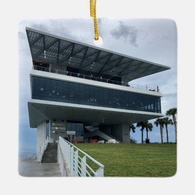 Petersburg Pier Keramikornament (Vorderseite)