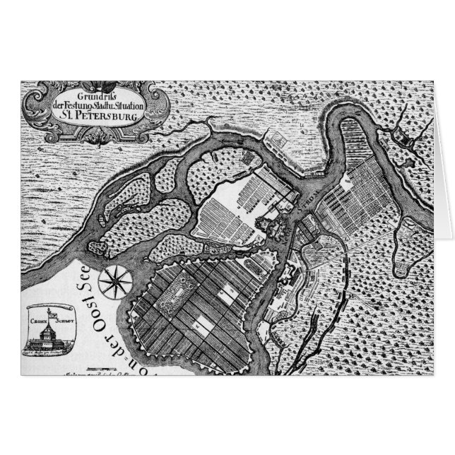 Petersburg-Plan (Vorderseite (Horizontal))