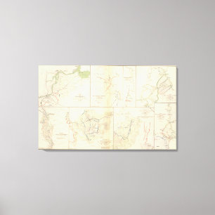 Petersburg, VA, Atlanta-Kampagne Leinwanddruck