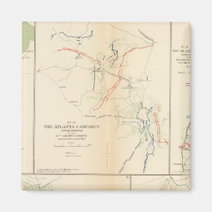 Petersburg, Va, Atlanta-Kampagne Magnet
