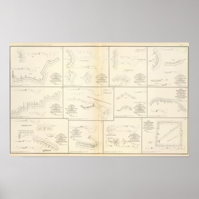 Petersburg, Va Batterien, Belagerung Poster (Vorne)