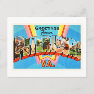 Petersburg Virginia VA Old Vintage Travel Postcard Postkarte