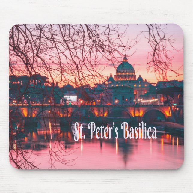 Petersdom, Rom, Italien Mousepad (Vorne)