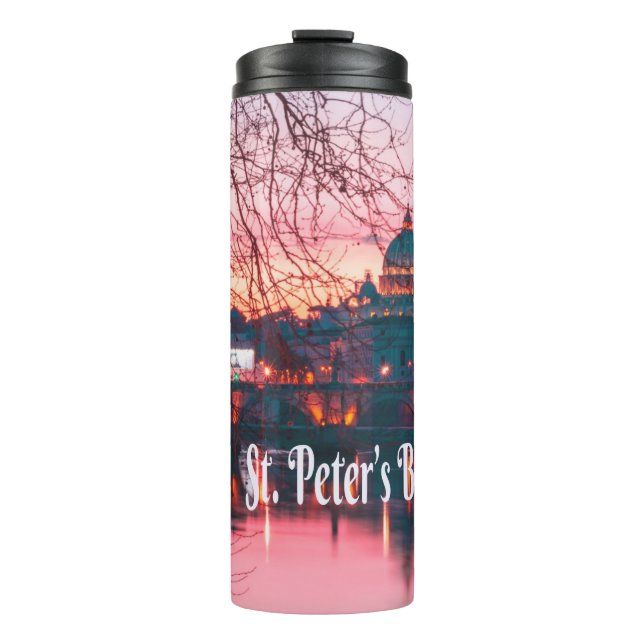 Petersdom, Rom, Italien Thermosbecher (Vorderseite)