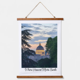 Petersdom   Rom, Italien Wandteppich Mit Holzrahmen