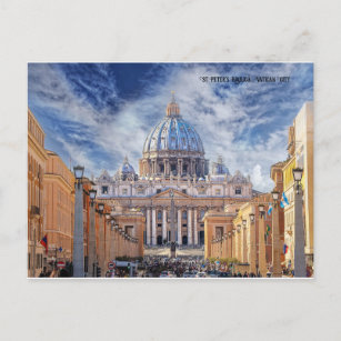 Petersdom Rom Vatikanstadt Feiertagspostkarte