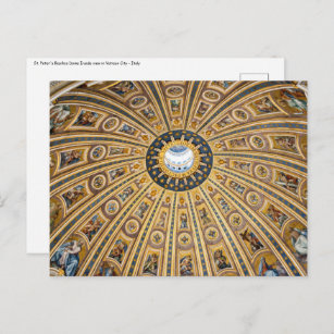 Petersdom - Vatikan, Rom, Italien Postkarte