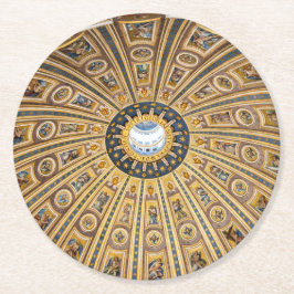 Petersdom - Vatikan, Rom, Italien Runder Pappuntersetzer