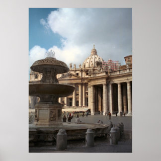 Petersdom, Vatikan, Rom Poster