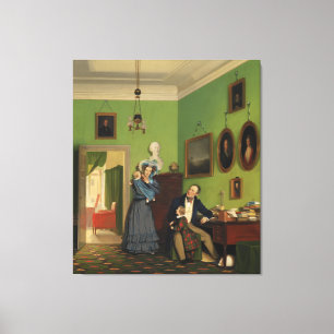 Petersen Familienbilanz von Wilhelm Ferdinand Bend Leinwanddruck