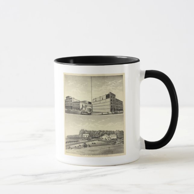 Petersen Residence, Dewey und Stone, Nebraska Tasse (Rechts)